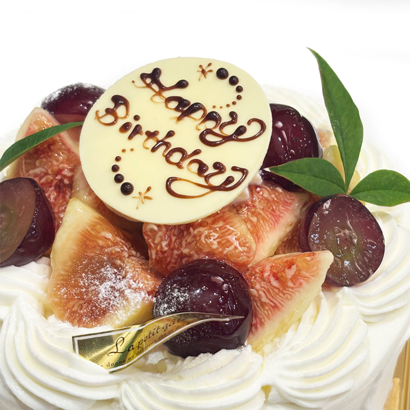 【季節限定】いちじく＆ピオーネのケーキ