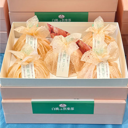【夏季限定】白桃ゼリー （店舗受取）